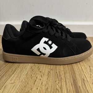 DC Shoe Co Striker 2 XL Shoes Men's Sz 8.5 Black Leather Suede Skateboarding